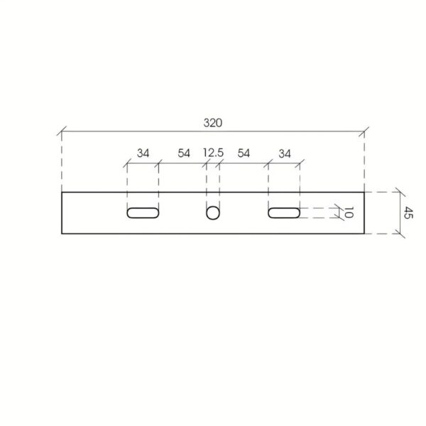 Kích thước quai đèn LED pha module sân Pickleball BVP575 300W