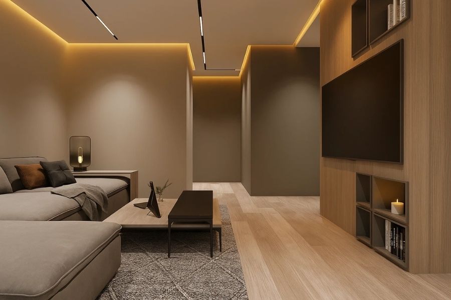Đèn LED Linear Trackline L Flood 14W GM Philips 4 Đèn LED Trackline L Flood 14W GM cho ánh sáng chân thực với CRI 90