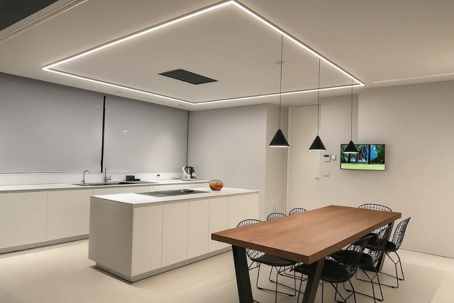 Đèn LED Linear Trackline L Flood 14W GM Philips 3 Đèn LED Trackline L Flood 14W GM tạo điểm nhấn cho không gian