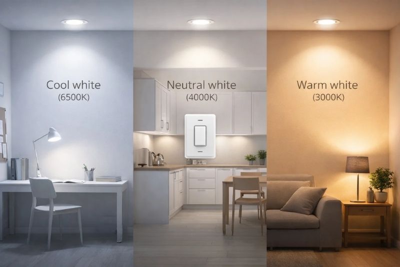 Đổi màu ánh sáng đơn giản với đèn âm trần chóa sâu đổi màu 9W D100 Meson Philips