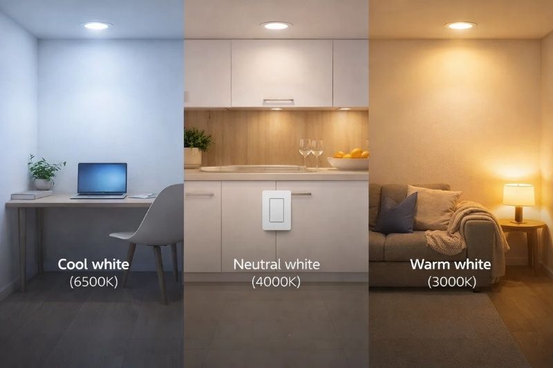 Tùy chỉnh ánh sáng linh hoạt với đèn âm trần chóa sâu đổi màu 7W D90 Meson Philips 