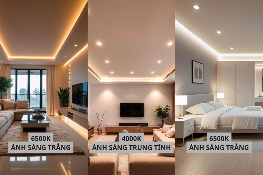 Ba nhiệt độ màu – ba trạng thái không gian rõ ràng