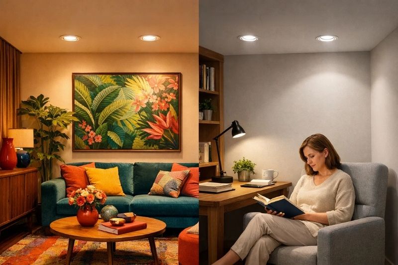 Đèn âm trần chóa sâu đổi màu 13W D125 Meson Philips đảm bảo chất lượng ánh sáng 